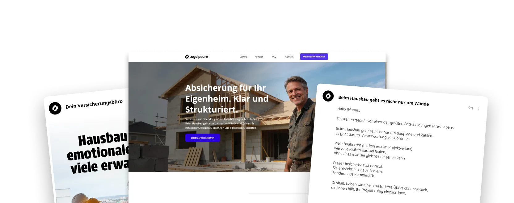 Vorschau der Vertriebsstrecke für Private Bauherren