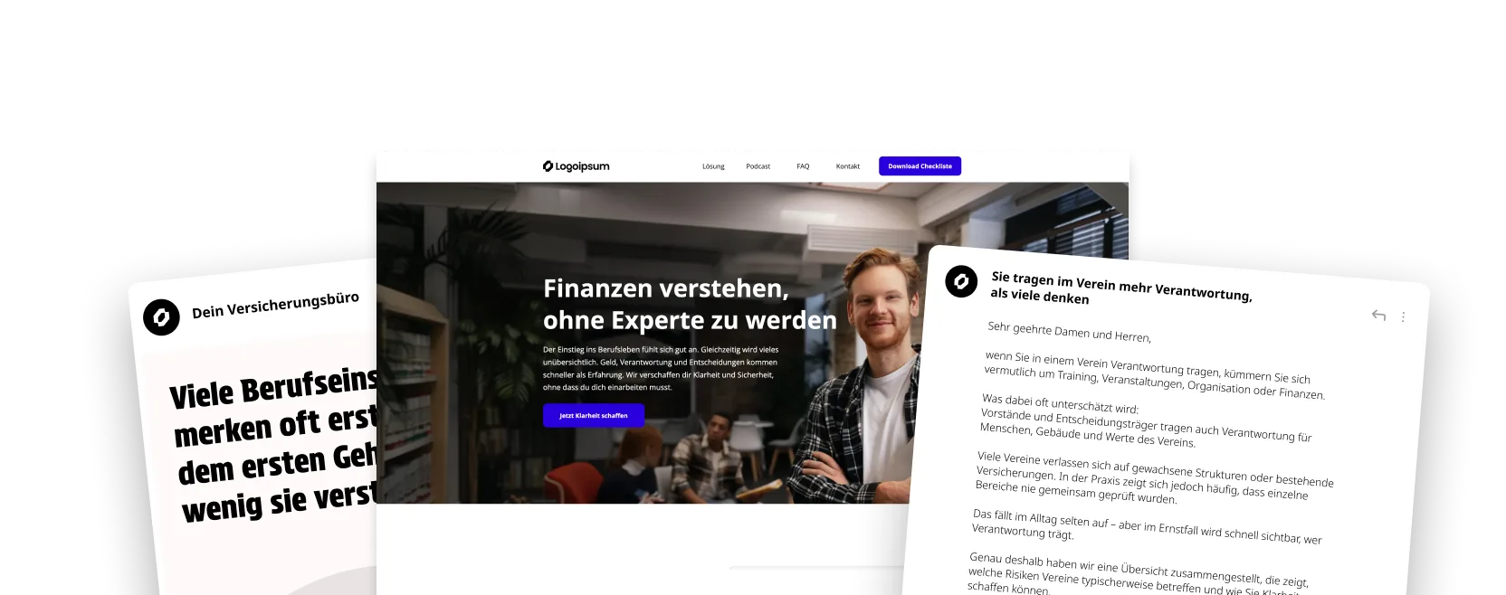 Vorschau der Vertriebsstrecke für Berufseinsteiger