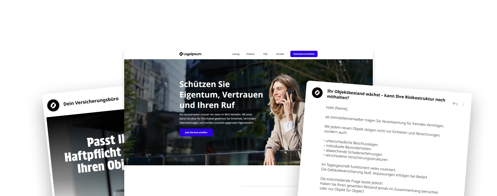 Vorschau der Vertriebsstrecke für Hausverwaltungen