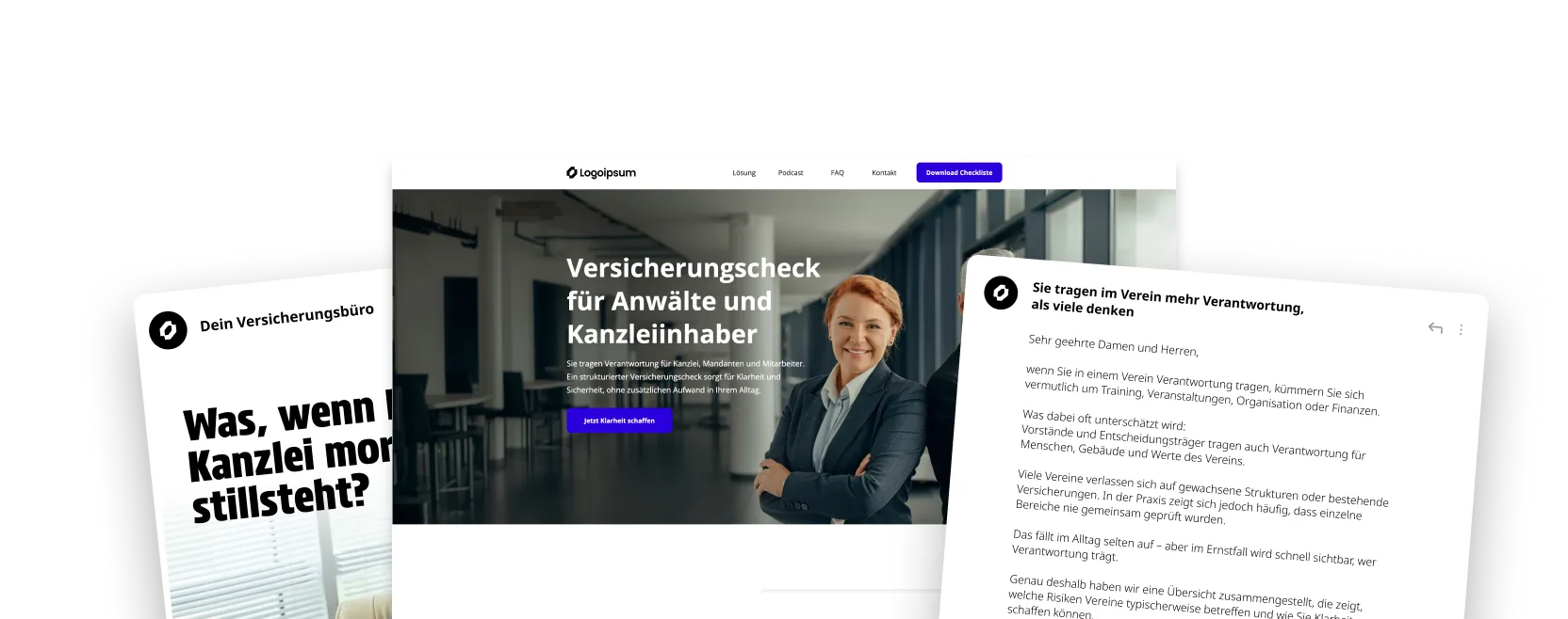 Vorschau der Vertriebsstrecke für Kanzleiinhaber