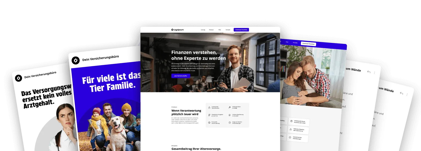 Vorschau: Social-Media-Posting, Landingpage und E-Mail-Funnel