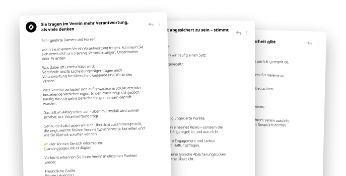 Vorschau: E-Mail-Funnel
