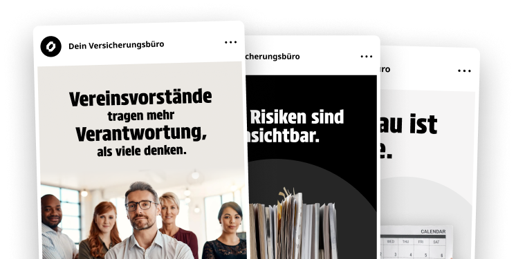 Vorschau: fertige Social-Media-Postings
